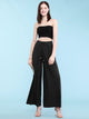 WB1484 Women's Pleated Wide Leg Palazzo Pants with Drawstring