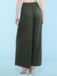 WB1484 Women's Pleated Wide Leg Palazzo Pants with Drawstring
