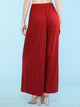WB1484 Women's Pleated Wide Leg Palazzo Pants with Drawstring
