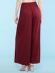 WB1484 Women's Pleated Wide Leg Palazzo Pants with Drawstring