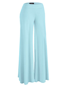 WB1104 Womens Wide Leg Palazzo Lounge Pants