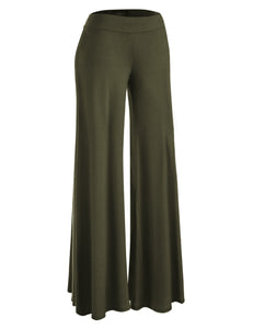 WB1104 Womens Wide Leg Palazzo Lounge Pants