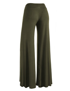 WB1104 Womens Wide Leg Palazzo Lounge Pants