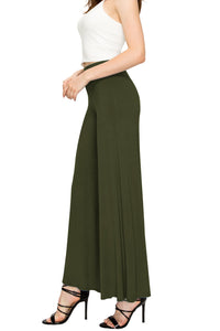 WB1104 Womens Wide Leg Palazzo Lounge Pants