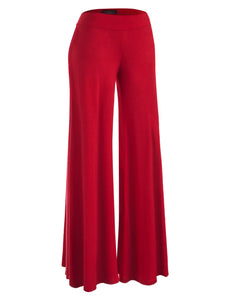 WB1104 Womens Wide Leg Palazzo Lounge Pants