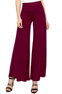 WB1104 Womens Wide Leg Palazzo Lounge Pants