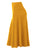 WB1105 Women's Solid Ombre Lightweight Flare Midi Pull On Closure Skirt