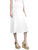 WB1105 Women's Solid Ombre Lightweight Flare Midi Pull On Closure Skirt