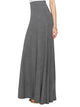 WB1434 Women's Print/Solid High Waist Maxi Skirt