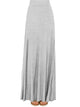WB1434 Women's Print/Solid High Waist Maxi Skirt