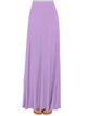 WB1434 Women's Print/Solid High Waist Maxi Skirt