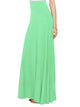 WB1434 Women's Print/Solid High Waist Maxi Skirt