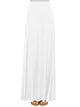 WB1434 Women's Print/Solid High Waist Maxi Skirt