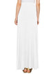 WB1434 Women's Print/Solid High Waist Maxi Skirt