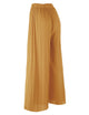 WB1795 Womens Pleated Wide Leg Pants with Elastic Waist Band