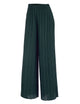 WB1795 Womens Pleated Wide Leg Pants with Elastic Waist Band