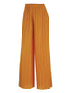 WB1795 Womens Pleated Wide Leg Pants with Elastic Waist Band