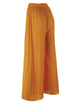 WB1795 Womens Pleated Wide Leg Pants with Elastic Waist Band