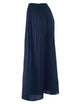 WB1795 Womens Pleated Wide Leg Pants with Elastic Waist Band