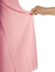 WB1795 Womens Pleated Wide Leg Pants with Elastic Waist Band