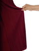 WB1795 Womens Pleated Wide Leg Pants with Elastic Waist Band