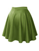 WB211 Women's Basic Versatile Stretchy Flared Casual Mini Skater Skirt