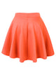 WB211 Women's Basic Versatile Stretchy Flared Casual Mini Skater Skirt