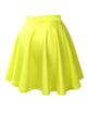 WB211 Women's Basic Versatile Stretchy Flared Casual Mini Skater Skirt