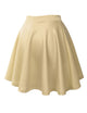 WB211 Women's Basic Versatile Stretchy Flared Casual Mini Skater Skirt