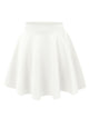 WB211 Women's Basic Versatile Stretchy Flared Casual Mini Skater Skirt