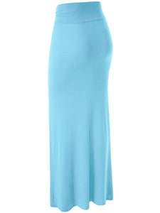 WB296 Womens Lightweight Floor Length Maxi Skirt