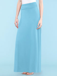 WB296 Womens Lightweight Floor Length Maxi Skirt