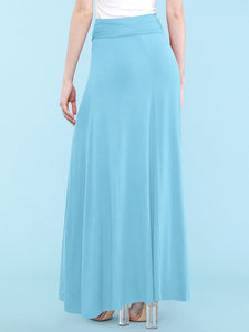 WB296 Womens Lightweight Floor Length Maxi Skirt
