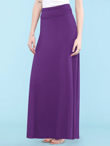 WB296 Womens Lightweight Floor Length Maxi Skirt