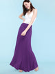 WB296 Womens Lightweight Floor Length Maxi Skirt