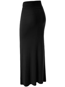 WB296 Womens Lightweight Floor Length Maxi Skirt