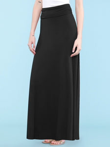 WB296 Womens Lightweight Floor Length Maxi Skirt