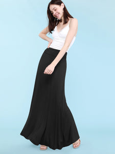 WB296 Womens Lightweight Floor Length Maxi Skirt