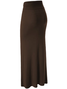 WB296 Womens Lightweight Floor Length Maxi Skirt