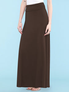 WB296 Womens Lightweight Floor Length Maxi Skirt
