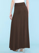 WB296 Womens Lightweight Floor Length Maxi Skirt