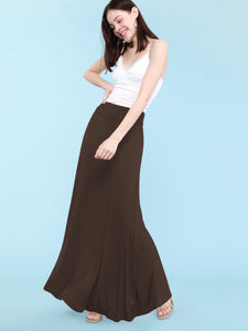WB296 Womens Lightweight Floor Length Maxi Skirt