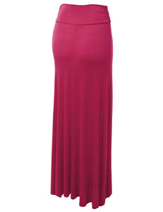 WB296 Womens Lightweight Floor Length Maxi Skirt