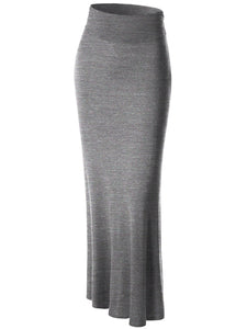 WB296 Womens Lightweight Floor Length Maxi Skirt