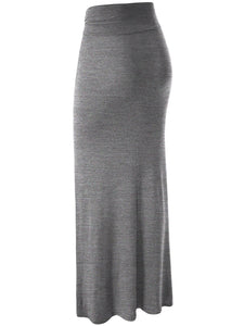 WB296 Womens Lightweight Floor Length Maxi Skirt