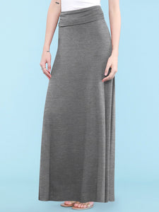 WB296 Womens Lightweight Floor Length Maxi Skirt