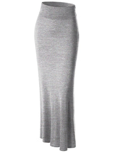 WB296 Womens Lightweight Floor Length Maxi Skirt