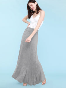 WB296 Womens Lightweight Floor Length Maxi Skirt