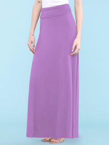 WB296 Womens Lightweight Floor Length Maxi Skirt