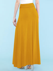 WB296 Womens Lightweight Floor Length Maxi Skirt